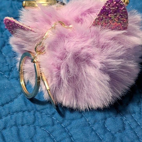 New Cute Owl Keychain with Pink and Purple Accents - Picture 3 of 7